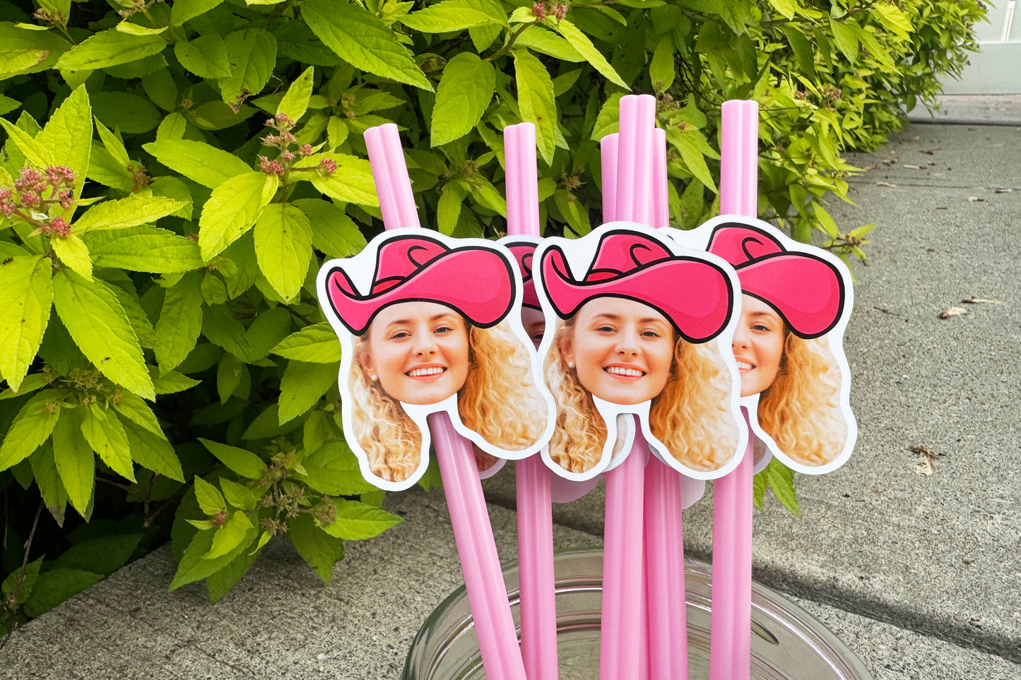 Cowgirl Heart Straws - Set of 12