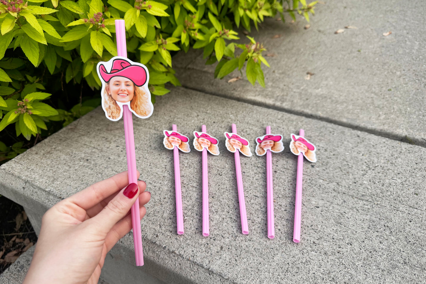 Cowgirl Heart Straws - Set of 12
