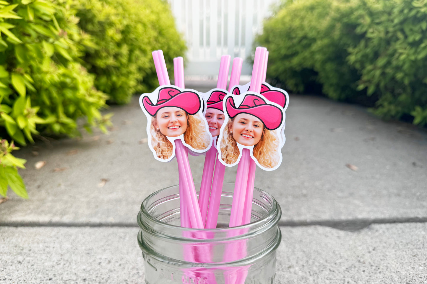 Cowgirl Heart Straws - Set of 12