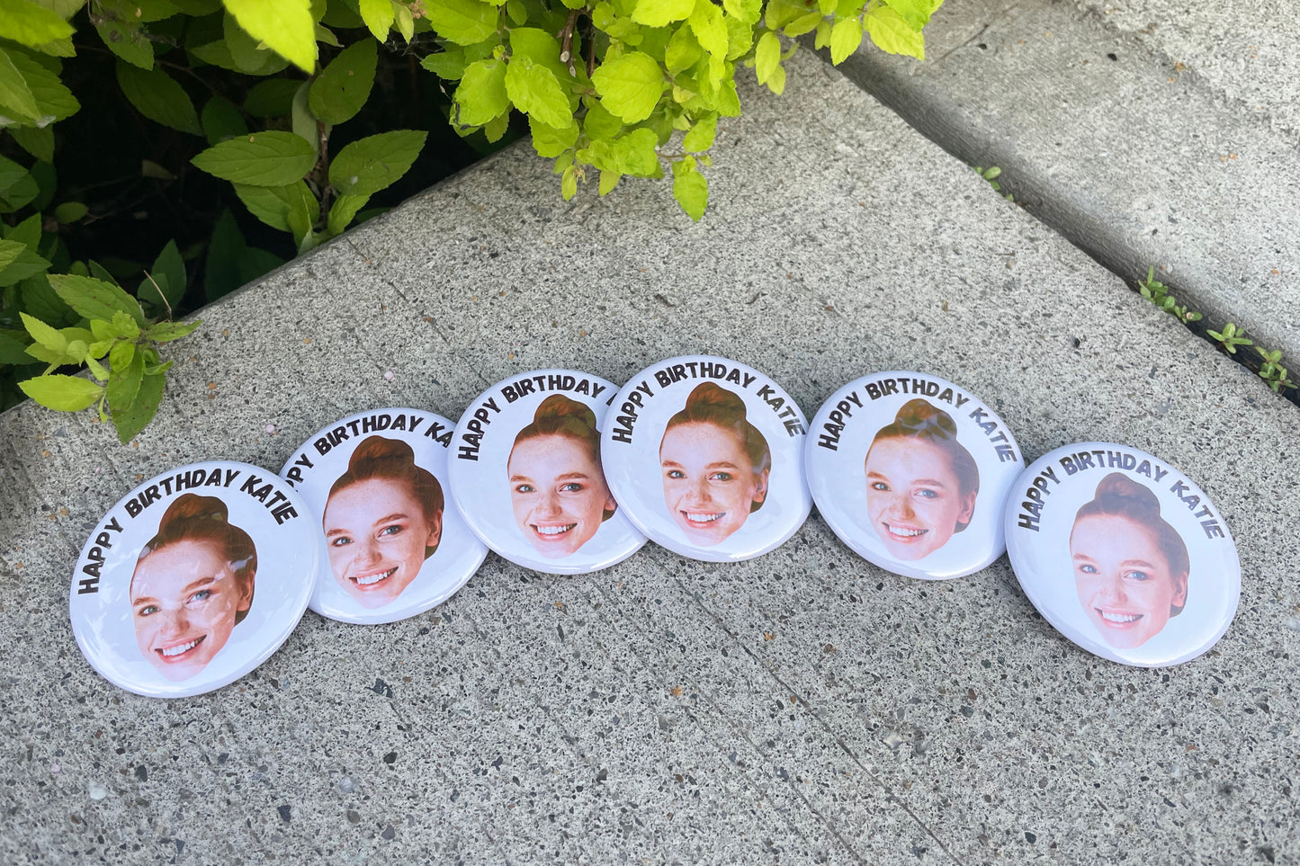 Custom Face + Custom Text Buttons