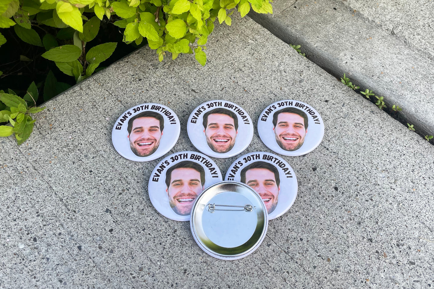 Custom Face + Custom Text Buttons